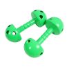 2 Pairs Dance/Gymnastics Props Toy Dumbbell with Bell Mushroom Plastic Dumbbell