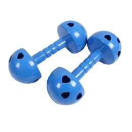 2 Pairs Dance/Gymnastics Props Mushroom Plastic Dumbbell Toy Dumbbell with Bell