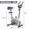 8-Level Fitness Magnetic Upright Pulse Sensor Exercise Cycling Bike