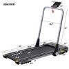 2.5HP Horizontally Foldable Electric Treadmill Motorized Running Machine ; Silver (Expected Arrival Time:4.30)