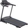 Electric Motorized Treadmill with Audio Speakers; Max. 10 MPH and Incline for Home Gym