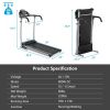 Compact Electric Folding Running and Fitness Treadmill with LED Display