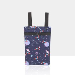 Scooter Storage Bag Handle Bag Front Waterproof Mobile Phone Bag Bicycle Storage Storage Bag (Option: Blue little fox)