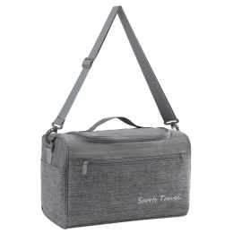 Thickened Large-capacity Waterproof Luggage Bag (Option: Gray)