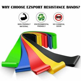 Resistance Bands Loop Set Of 5 Exercise Workout CrossFit Fitness Yoga Booty Band (Type: 1set)