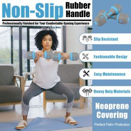 Adjustable Dumbbell Household Dumbbell Men Dumbbell Ladies Dumbbell (Color: Sky Blue)