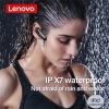 Lenovo XE06 Bluetooth Wireless Headphones IPX7 Waterproof Headset With Dual Mic Neckband Earphone For Sports Run Fitness Yoga