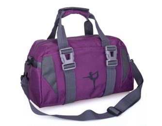 Yoga Mat Backpack Gym Bag Custom Logo Men And Women Travel Bag (Option: Purple medium)